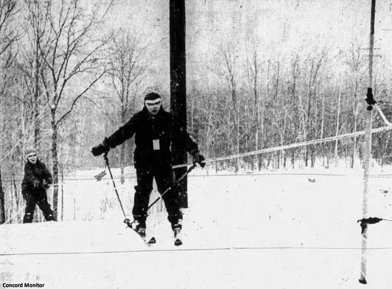 The Woody Glen rope tow circa the late 1970s