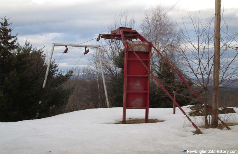 The top of the T-Bar (April 2014)
