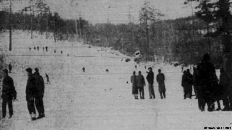 The new Bellows Falls ski area (January 1953)