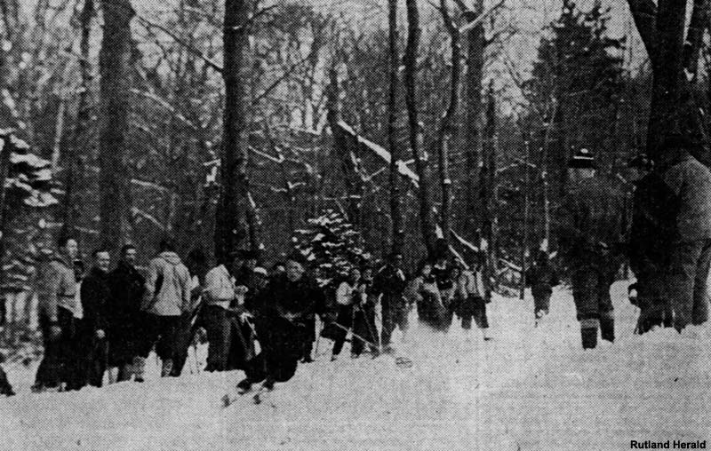 A race on the Bromley Run in 1937