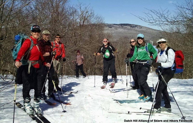 The Dutch Hill backcountry ski area (2017)