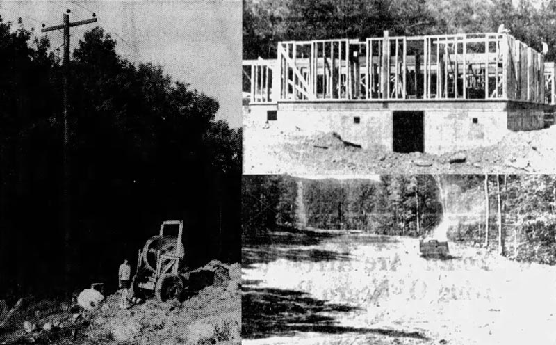 Construction of  Glen Ellen (1963)
