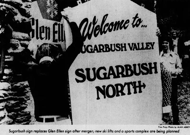 Glen Ellen becomes Sugarbush North (September 1978)