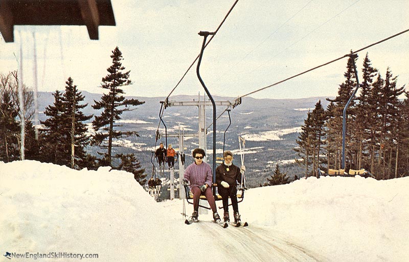 a tetején A Fekete Szék, az 1960-as években