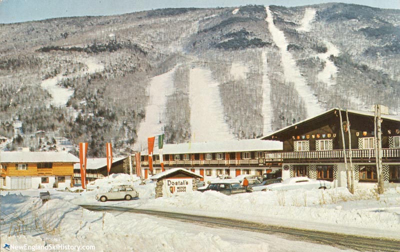 Une magie des années 1960 Carte postale de montagne