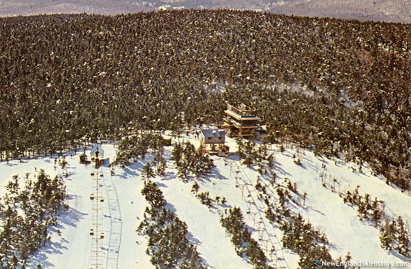 The Mount Snow summit circa the late 1950s