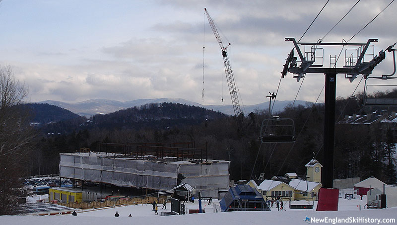 Construction of the new Lincoln Peak base area in 2006