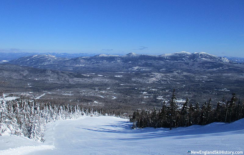 Bigelow Mountain as seen from Sugarloaf (March 2018)