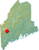 Mt. Blue location map