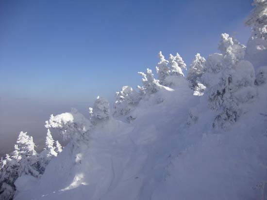 Deep snow on Old Speck (January 2010)