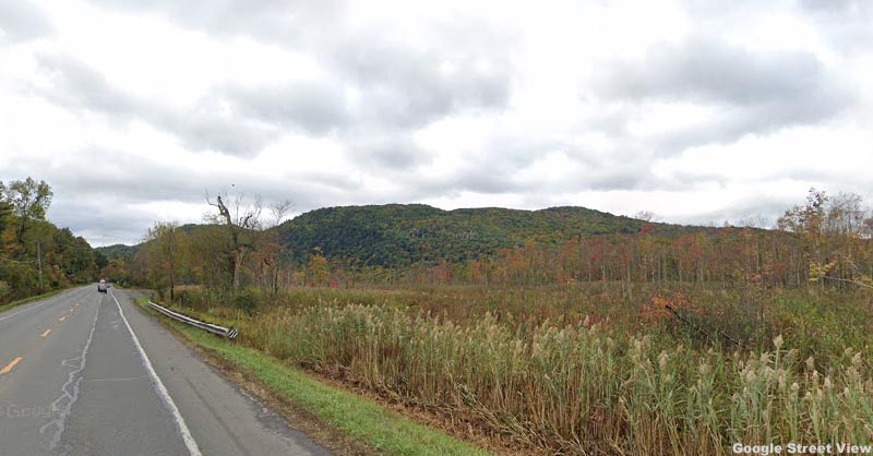 The north face of Monument Mountain in 2019