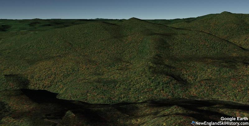 Spruce Mountain Ski Area Google Earth Rendering