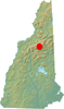 Mt. Tom Ski Area location map