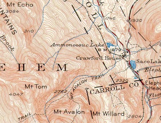 1950 USGS Topographic Map of Mt. Tom