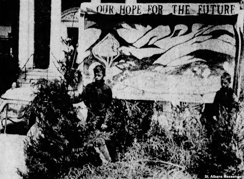Cold Hollow Mountain parade float in 1963
