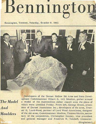 The October 8, 1965 Dorset Hollow Announcement