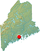 Mt. Megunticook location map