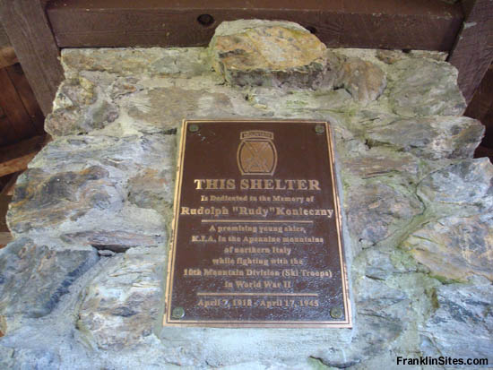 The Thunderbolt Shelter Plaque in 2008