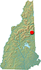 Bartlett Mountain location map
