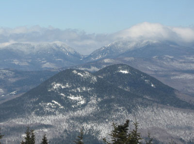 Doublehead as seen from Kearsarge North Mountain