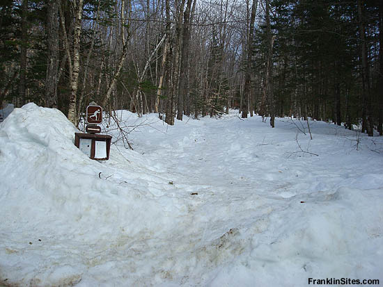 The bottom of the Doublehead Ski Trail in 2008