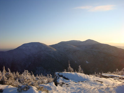 The Cannonballs and Kinsman as seen from Mittersill Peak