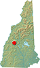 Mt. Cardigan location map