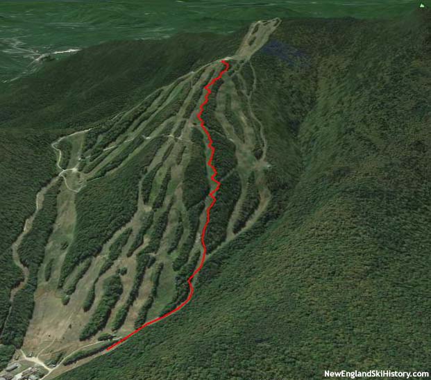 2013 Aerial Rendering of Mt. Tecumseh