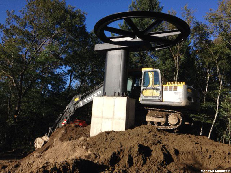 The Arrowhead Triple installation in 2013