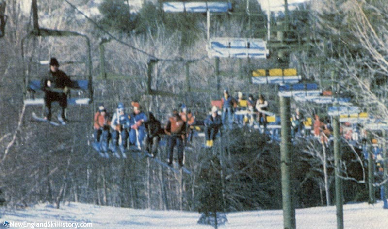 The lift line circa the 1970s