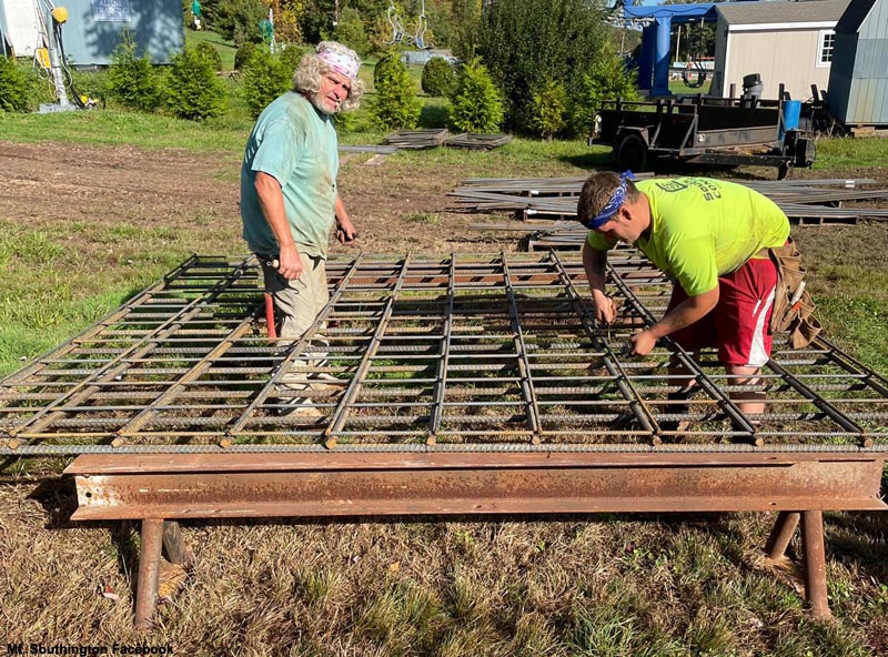 Footing construction (October 2021)