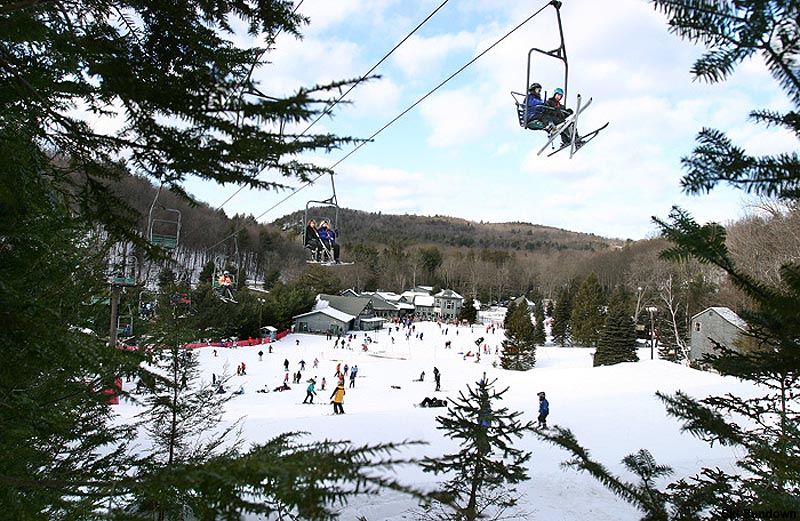 The Little Joe double chairlift circa the 2000s or early 2010s