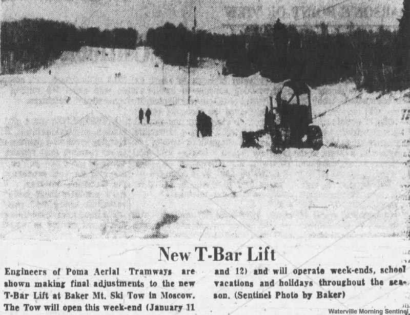 Construction of the lift (January 1969)