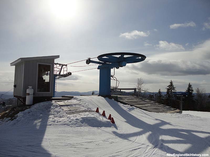The Summit Triple Chair top terminal in 2013