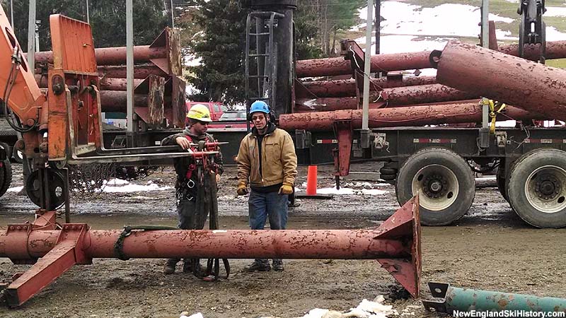 Shipping the T-Bar to Saddleback (November 2014)