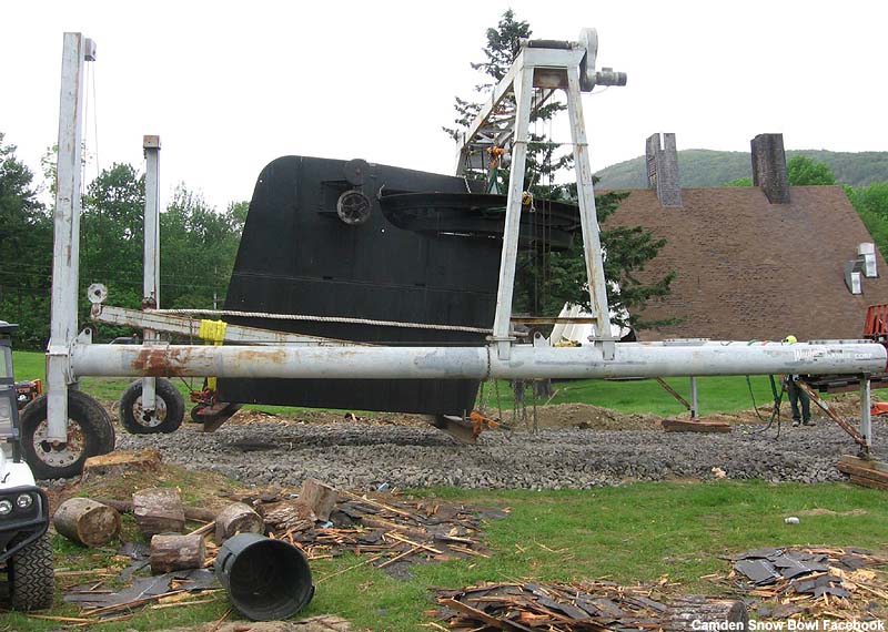 Removal of the bottom terminal circa June 2014