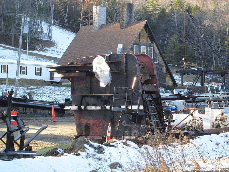 The bottom terminal awaiting installation (November 2014)