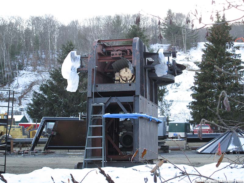 The bottom terminal awaiting installation (November 2014)