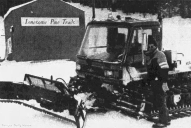 General manager Darold Bosse in front of the base terminal (1990)