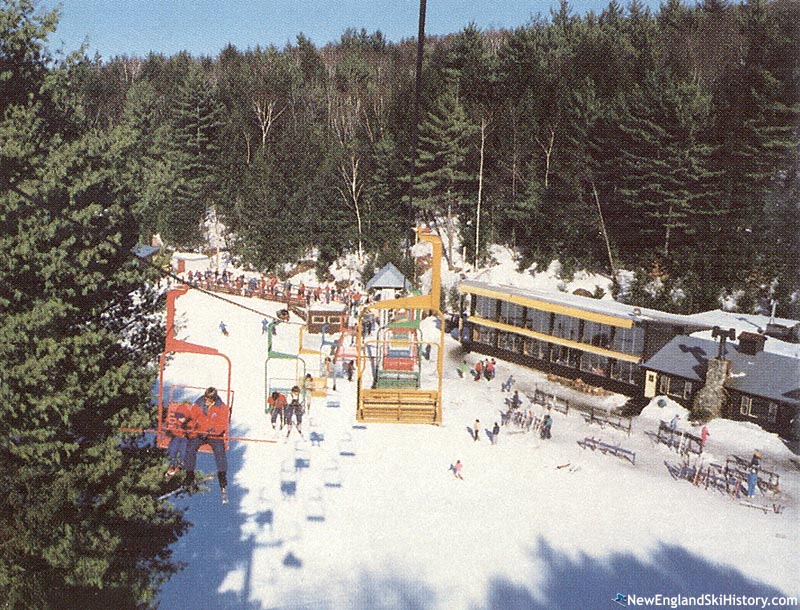 The lift line circa the 1980s