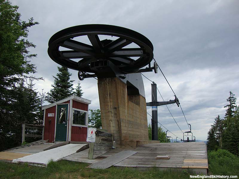 The Way Back Machine chairlift in 2010