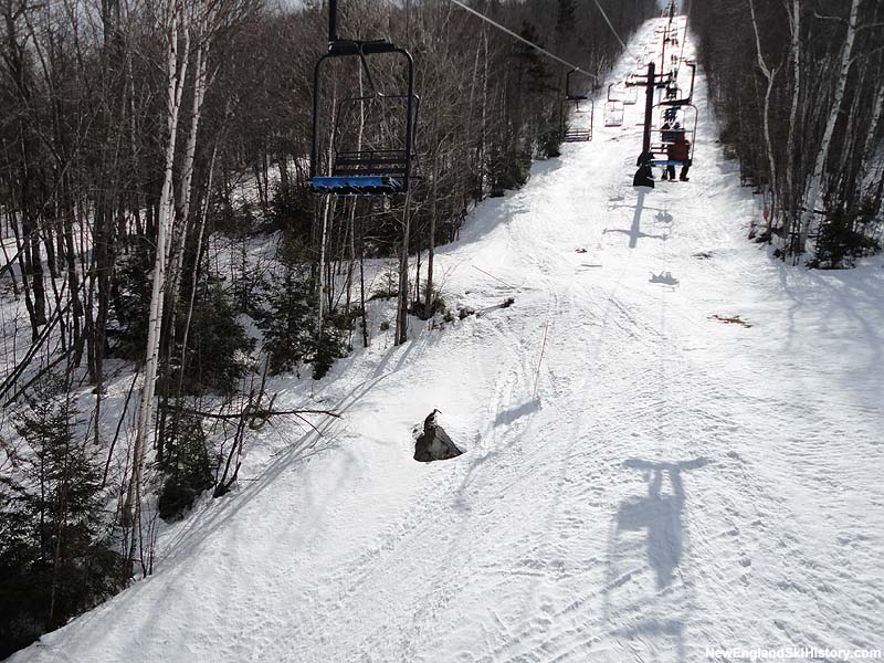 The Way Back Machine chairlift in 2013