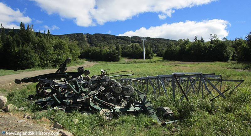 Tower remains (August 2020)