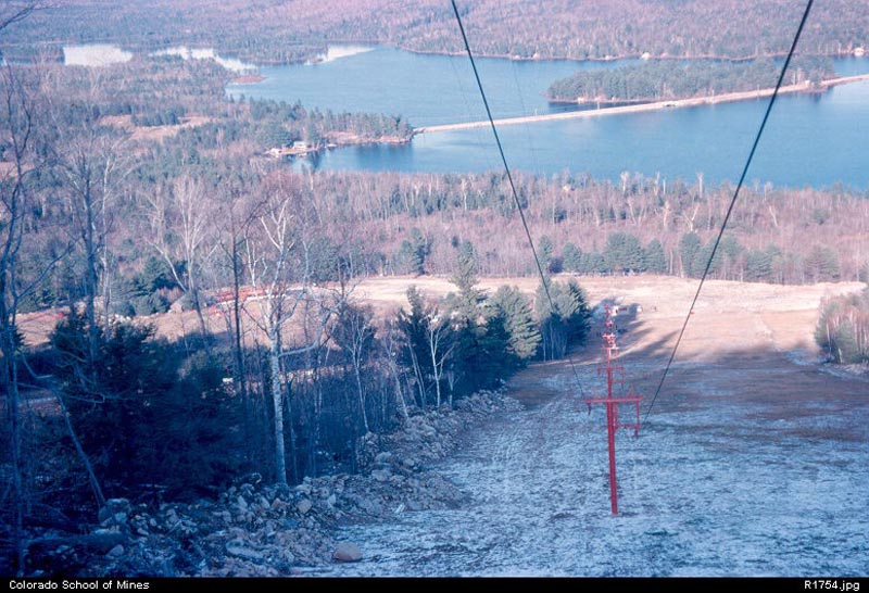 Construction of the East Slope T-Bar in 1962