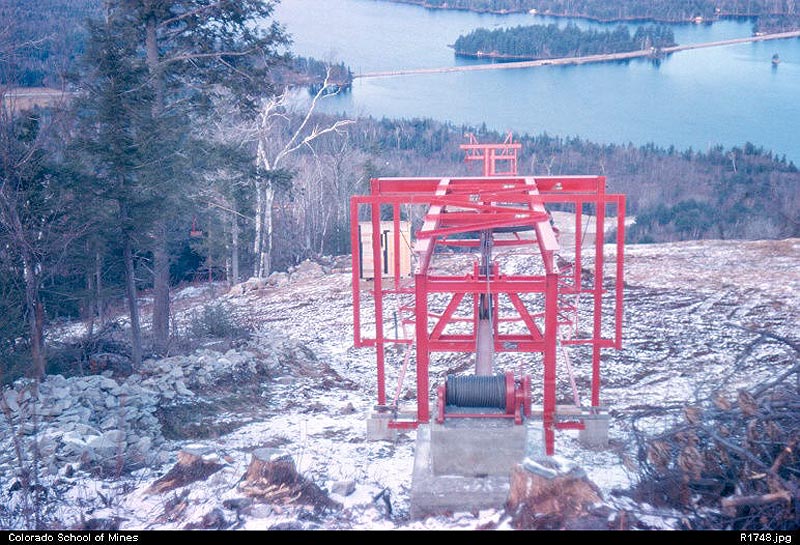 The East Slope T-Bar circa late 1962 or 1963
