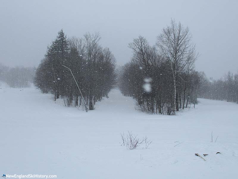 The former lift line (February 2019)