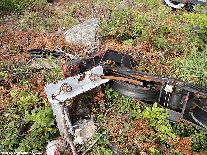 Spillway East sheave train in July 2011