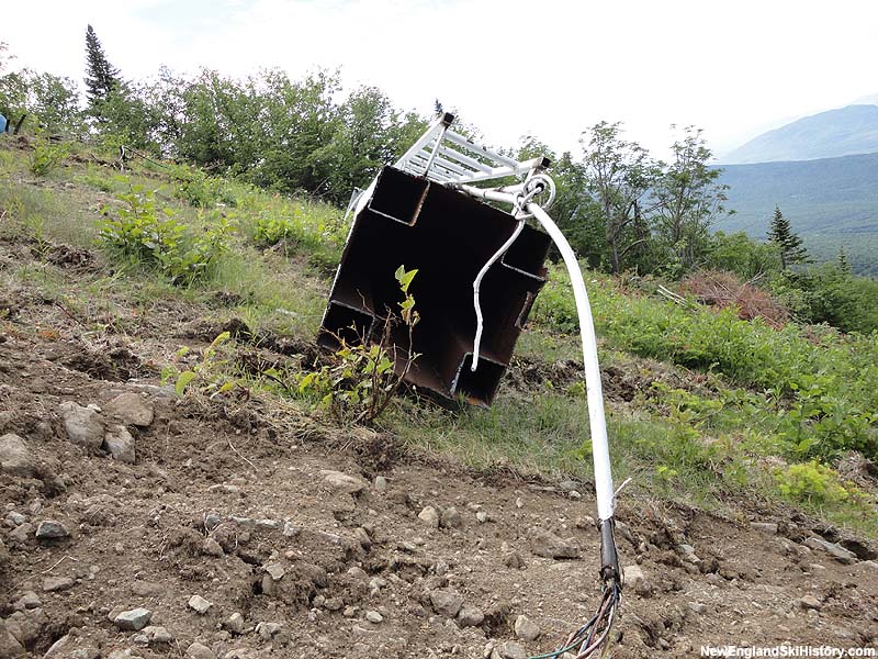Spillway East tower removal in July 2011