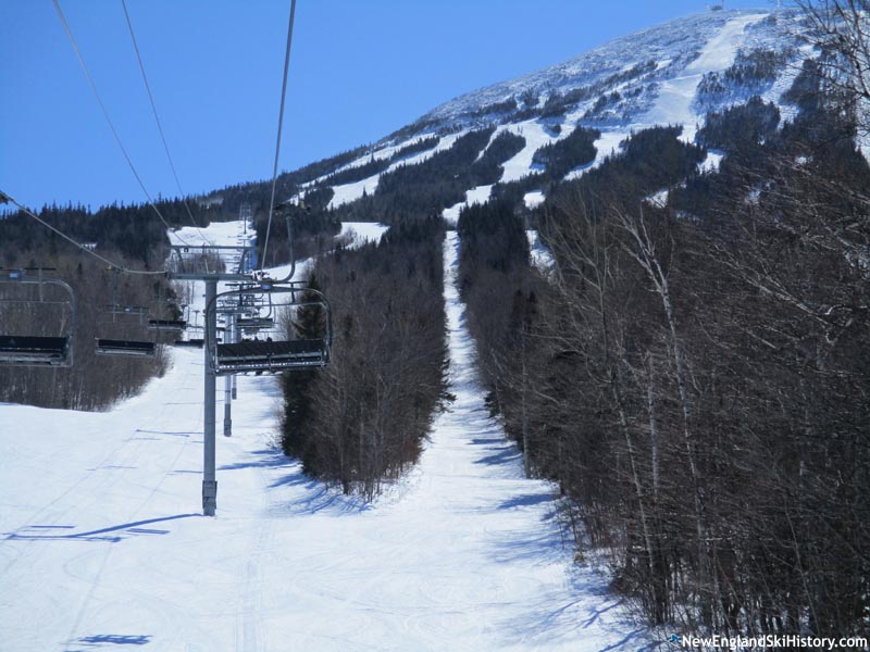 The former lift line (March 2018)