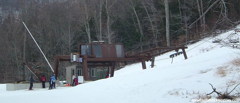 The Spruce Peak Triple bottom terminal in 2004